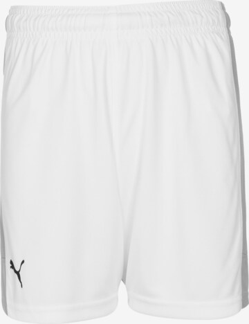 PUMA Workout Pants in White: front