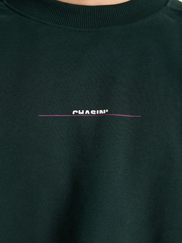 Sweat-shirt 'Connect Round' CHASIN' en vert