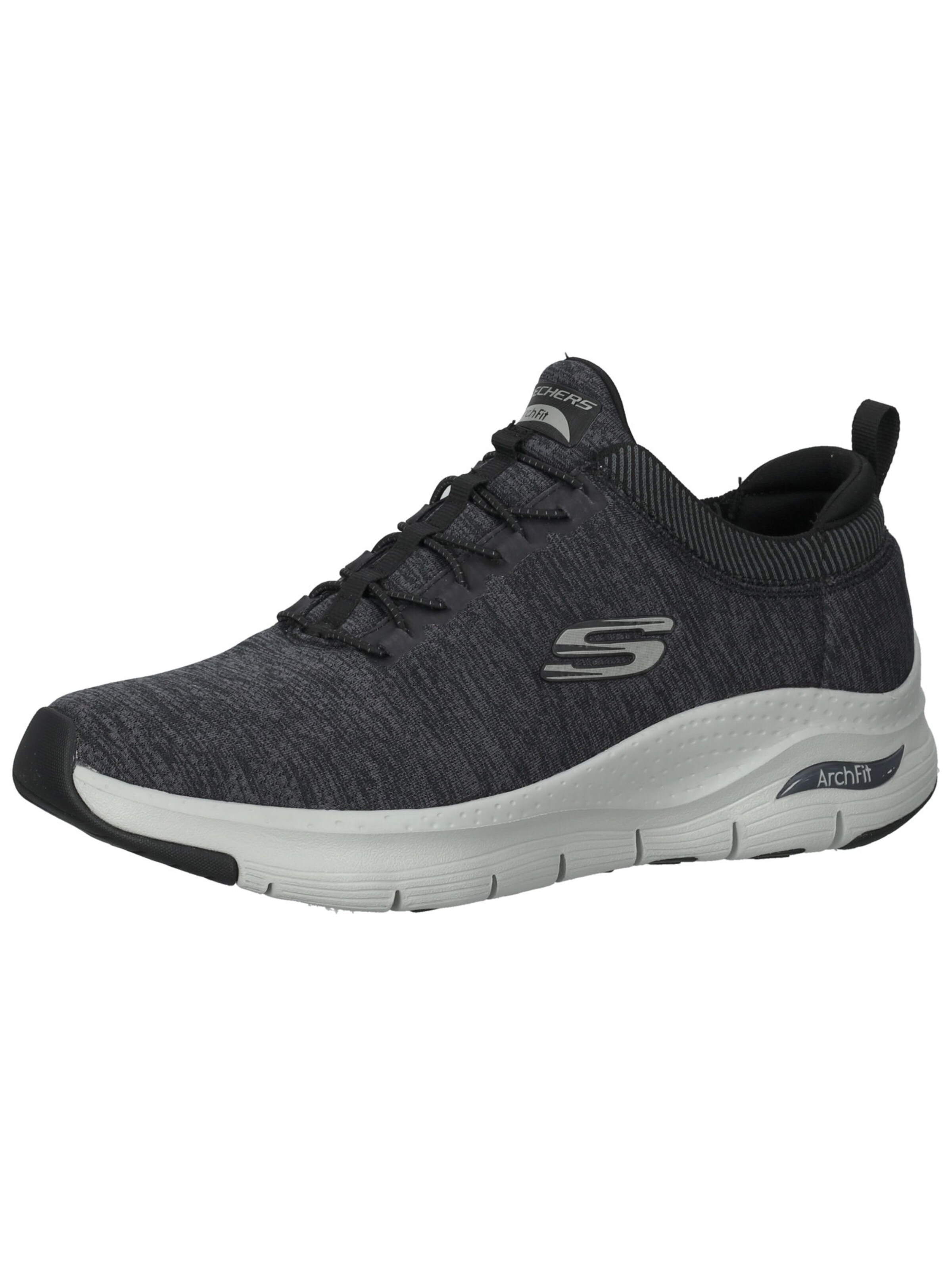 SKECHERS Sneakers laag in Zwart: voorkant
