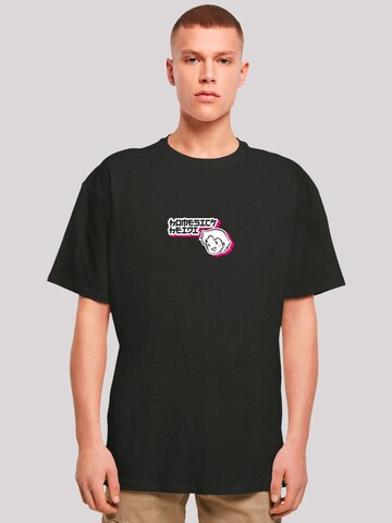 F4NT4STIC Shirt 'Heidi Homesick Heroes of Childhood' in Black: front