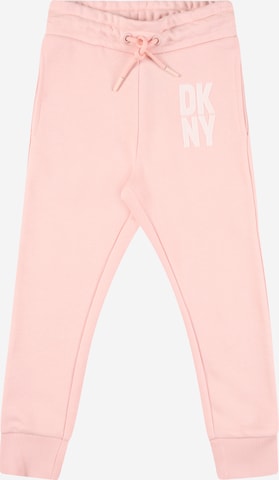 DKNY - Regular Calças em rosa: frente