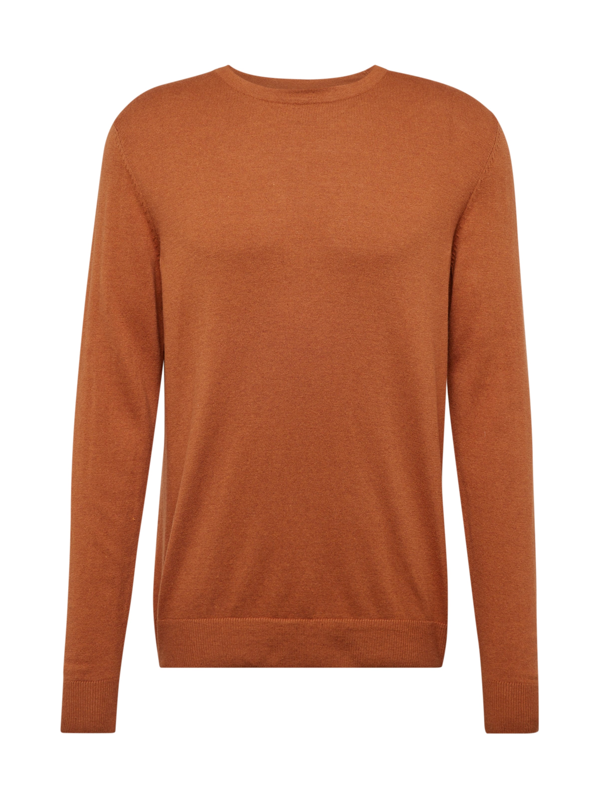 Pull-over 'JJEEmil' JACK & JONES en marron : devant