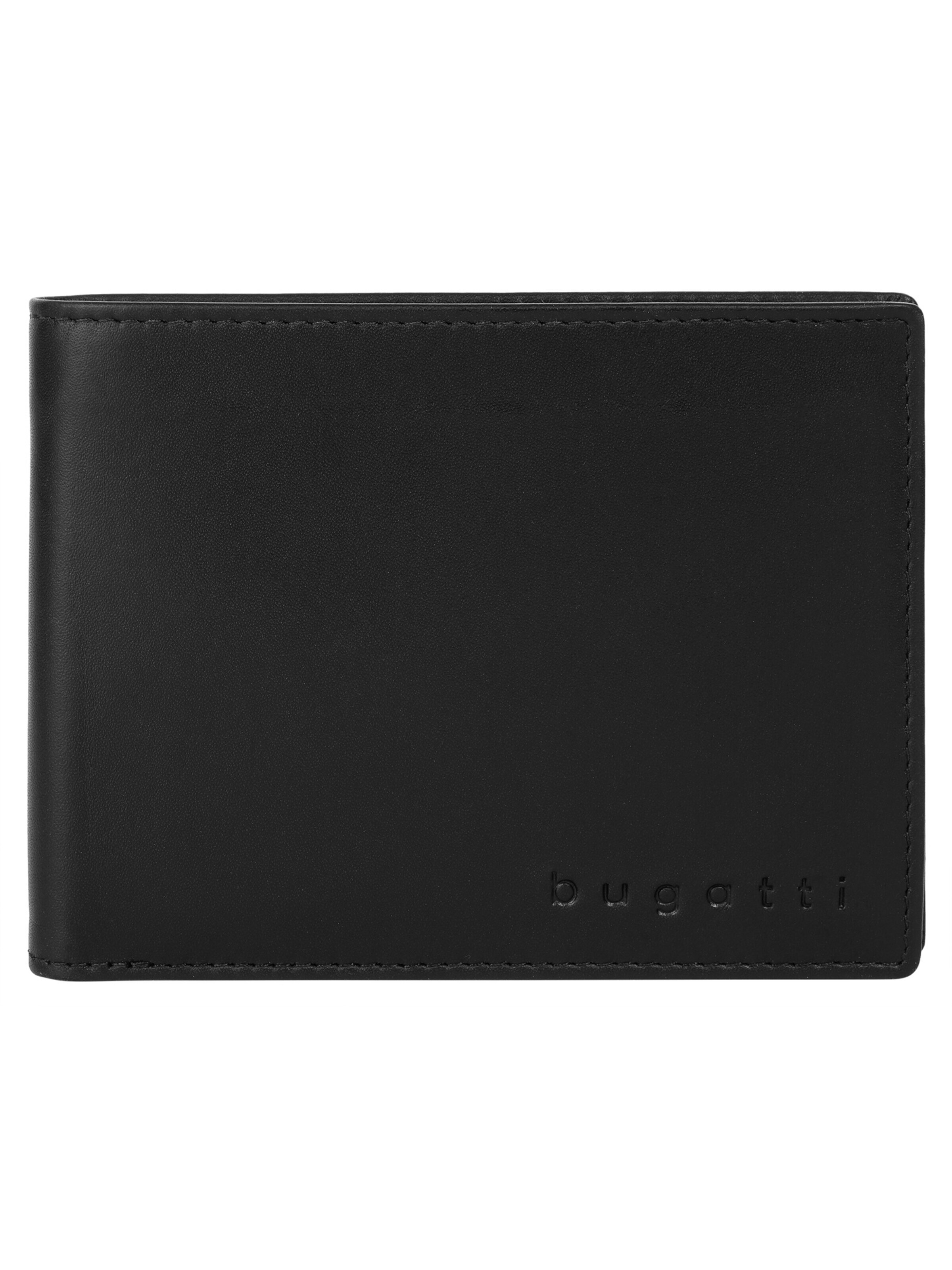 bugatti Wallet 'SUPER SLIM RFID' in Black: front