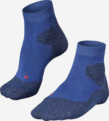 FALKE Athletic Socks 'RU Trail' in Blue: front
