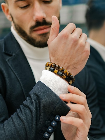Braccialetto 'The Confidence Set Classic' di GT Collection in marrone
