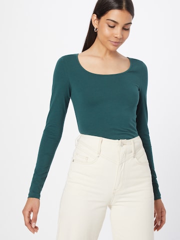 VERO MODA Shirt 'Maxi My' in Green: front