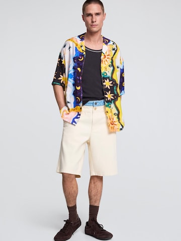 Desigual Regular Fit Hemd 'Cosmos' in Weiß
