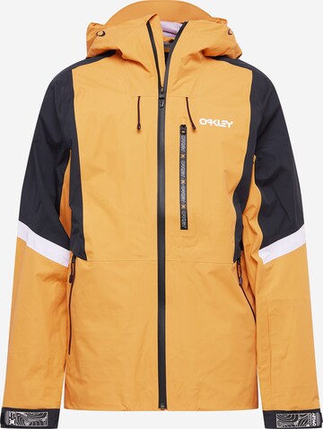 OAKLEY Regular fit Outdoor jacket 'GUNN SHELL' in Yellow: front