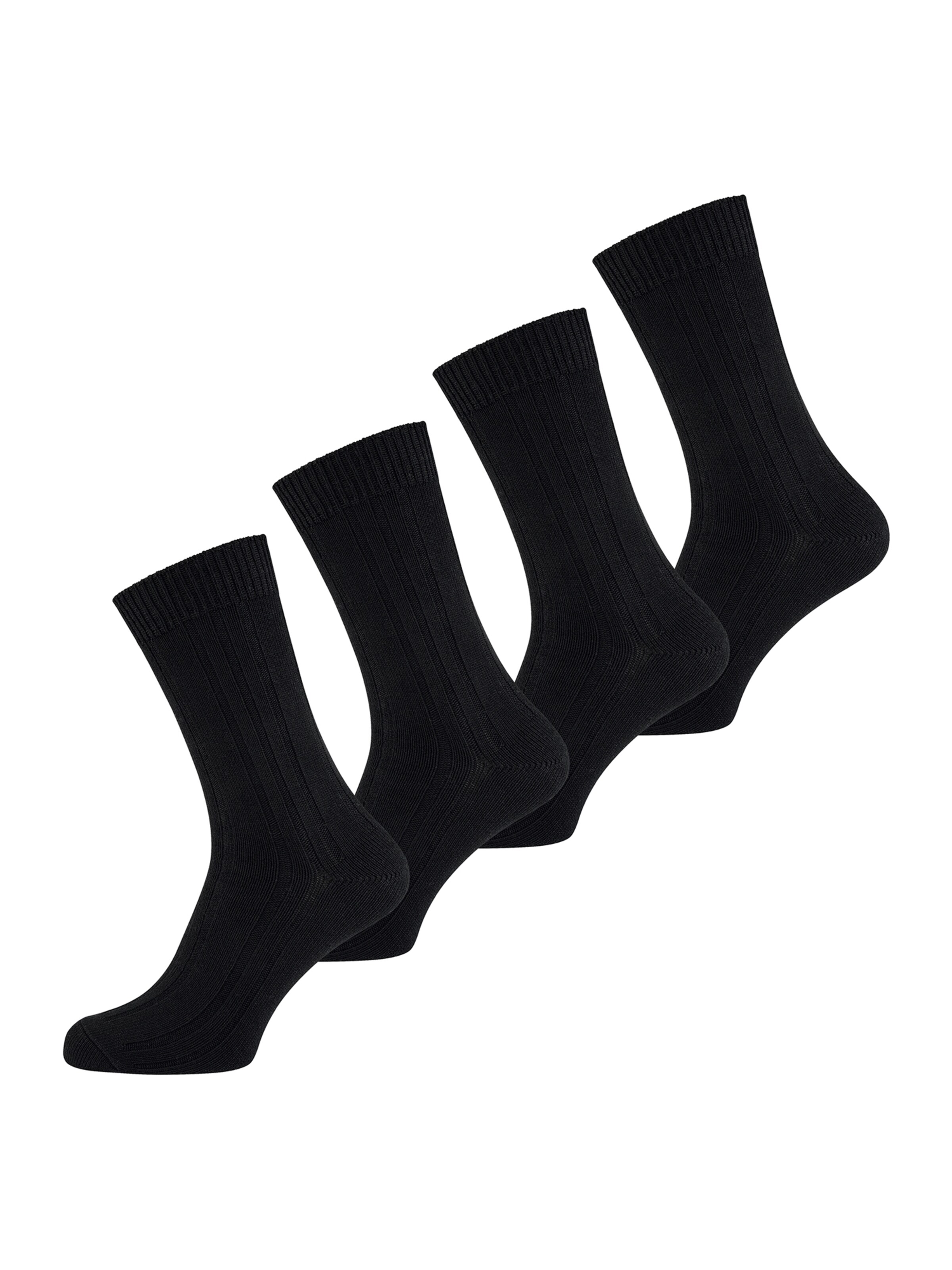 Nur Der Socks in Black: front