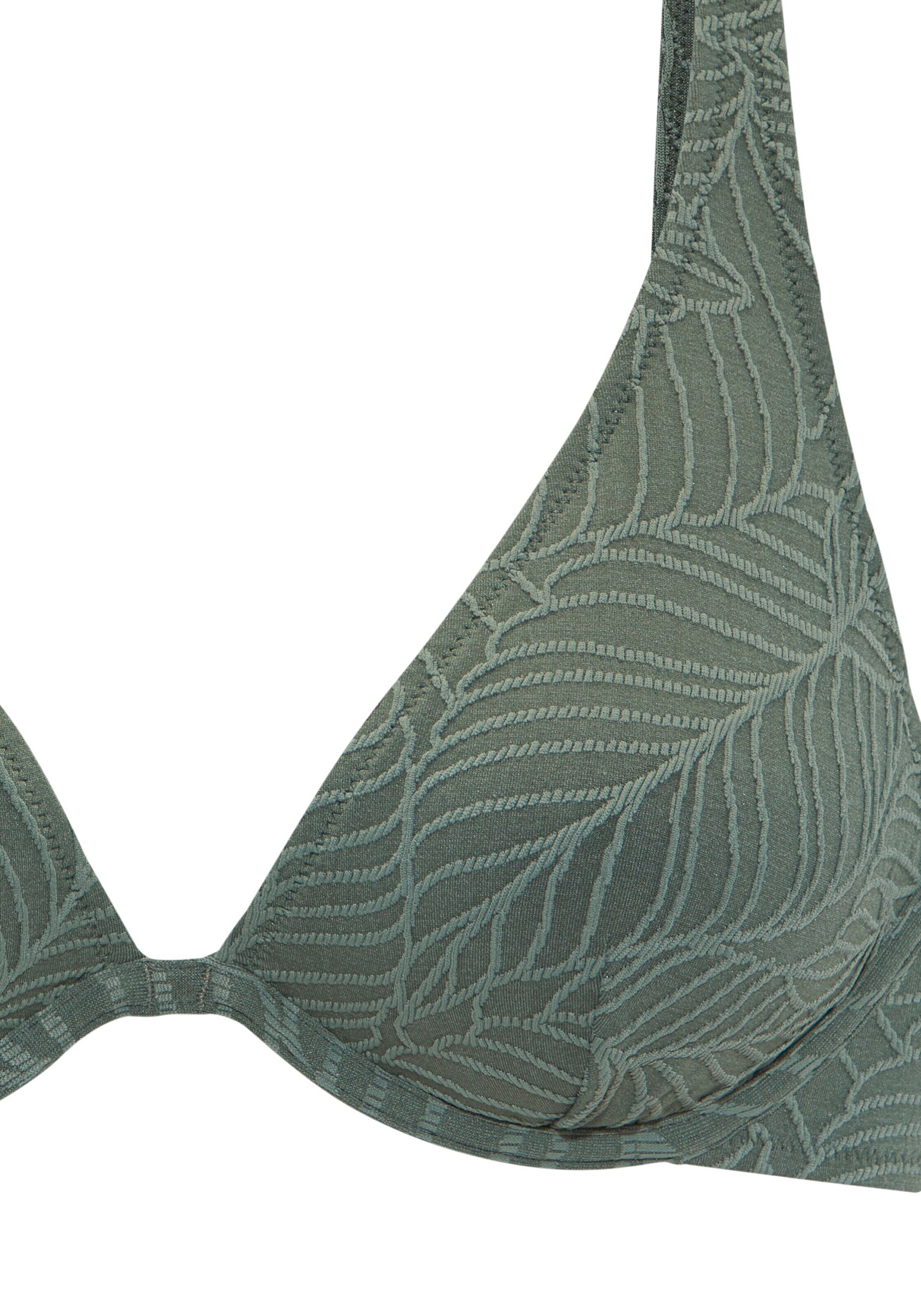 LASCANA - Clásico Top de bikini en verde