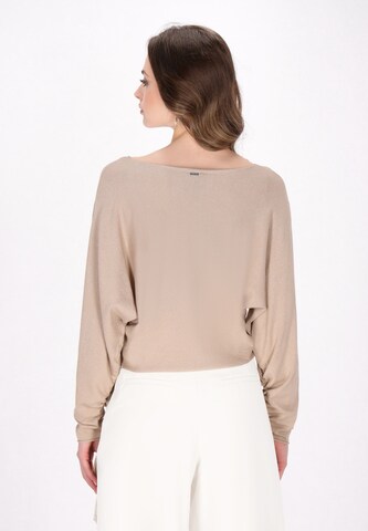 DreiMaster Klassik Свитер 'Classic Look' в Бежевый