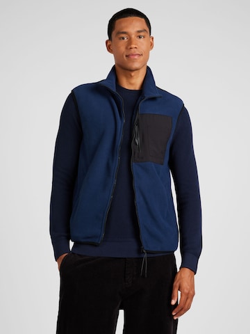 Gilet di BLEND in blu: frontale