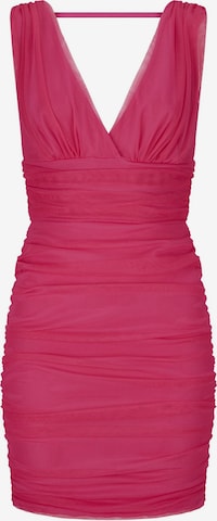 Robe Nicowa en rose : devant