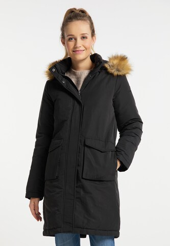 DreiMaster Klassik Winter Coat in Black: front