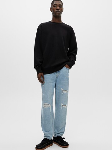 Pull&Bear Loosefit Jeans i blå: forside