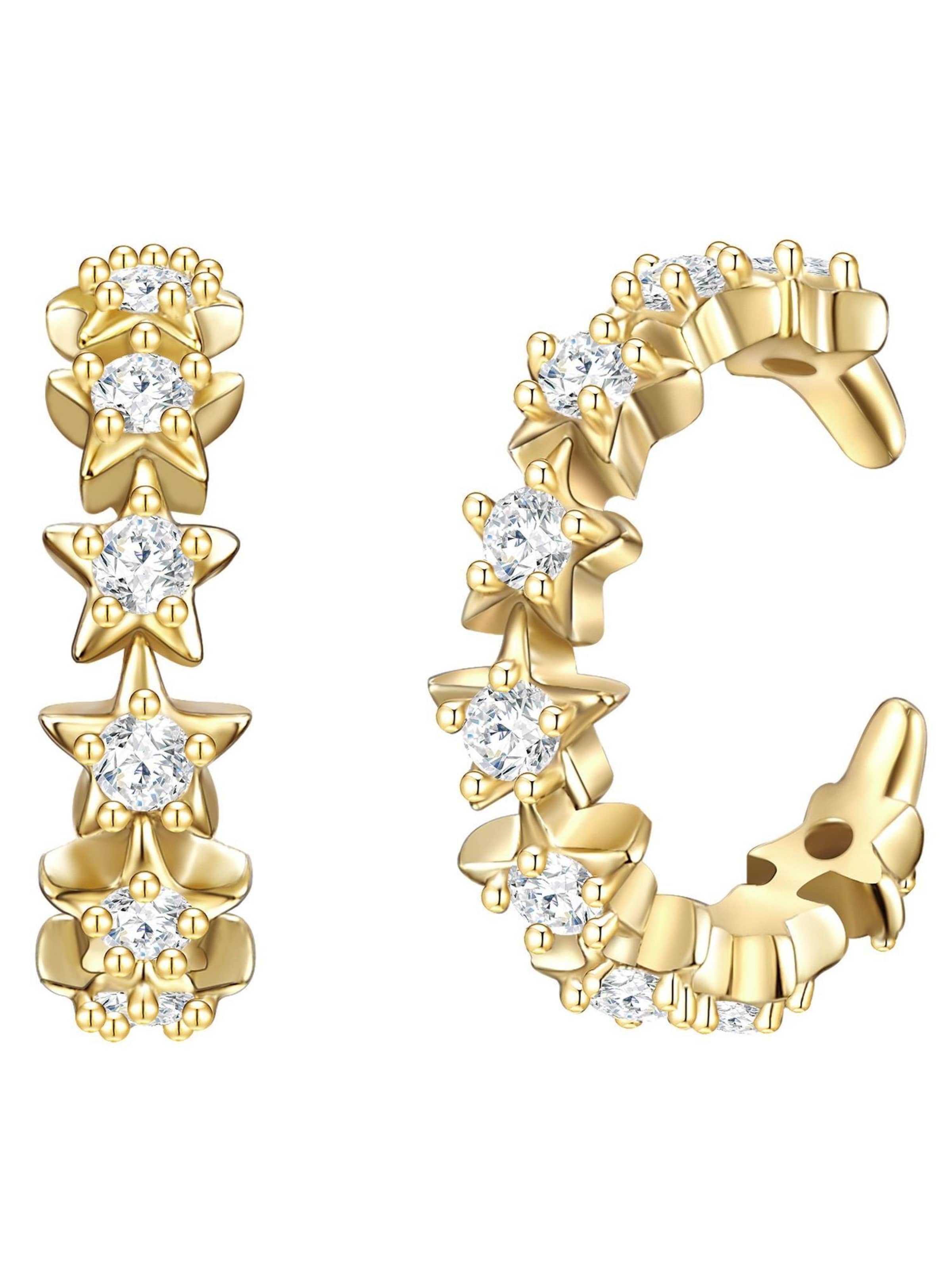 Boucles d'oreilles Glanzstücke München en or : devant