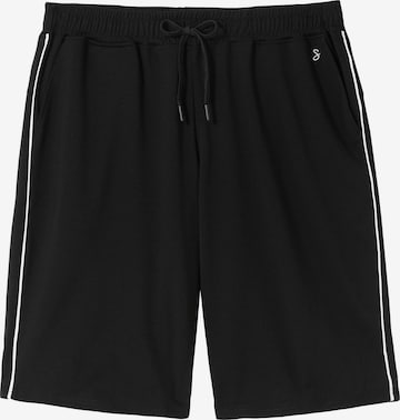 SHEEGO - regular Pantalón deportivo en negro: frente