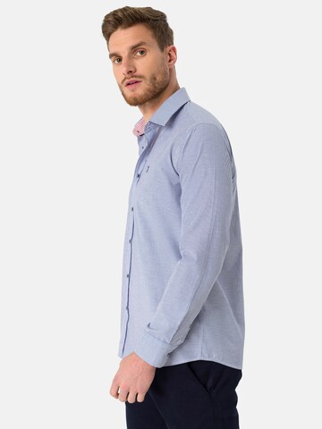 Coupe regular Chemise Jacey Quinn en bleu