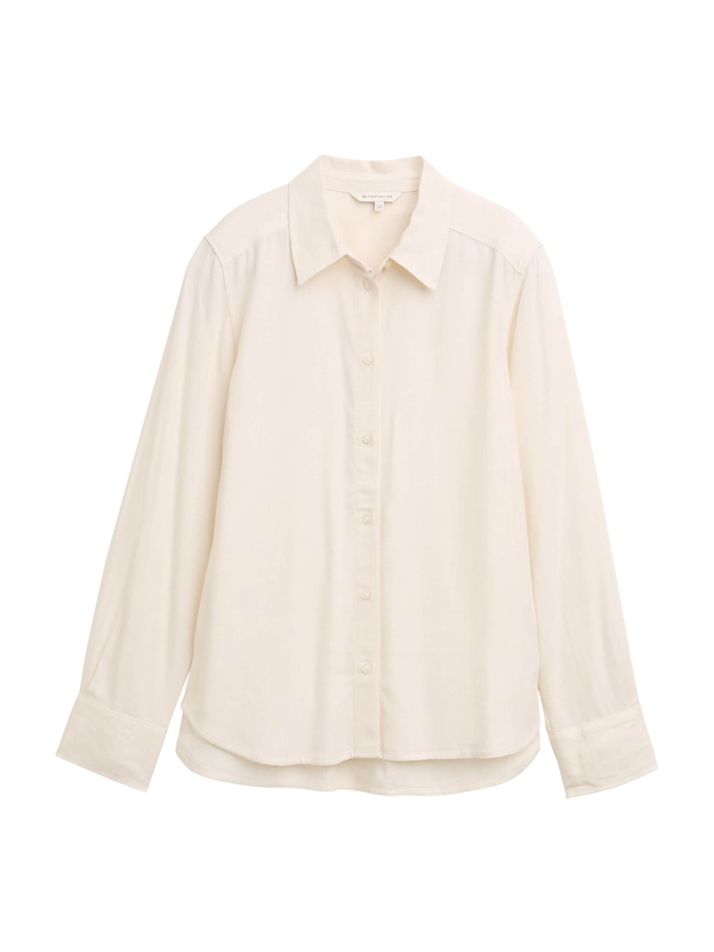 Camicia da donna di TOM TAILOR in bianco: frontale