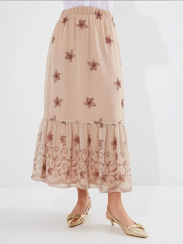 Bigdart Skirt in Brown