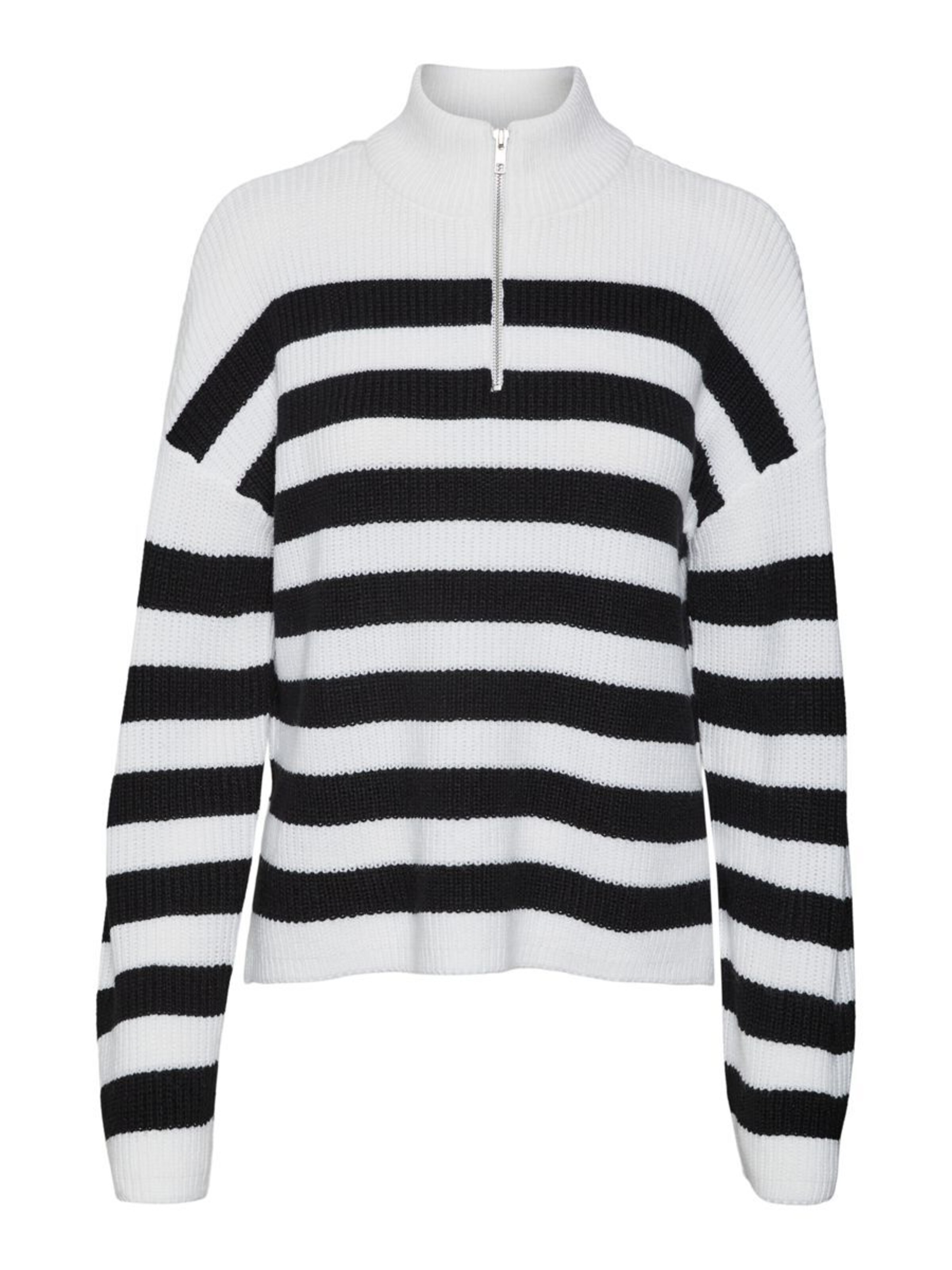 VERO MODA Sweater in Black, White | ABOUT YOU