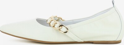 Gianluca Pisati Damen Ballerinas Paola in weiß, Produktansicht