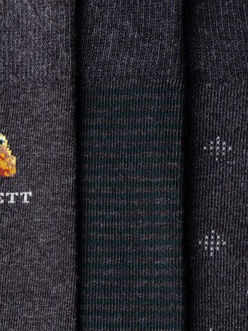 Chaussettes ' HARRY STRIPES ' Hackett London en marron