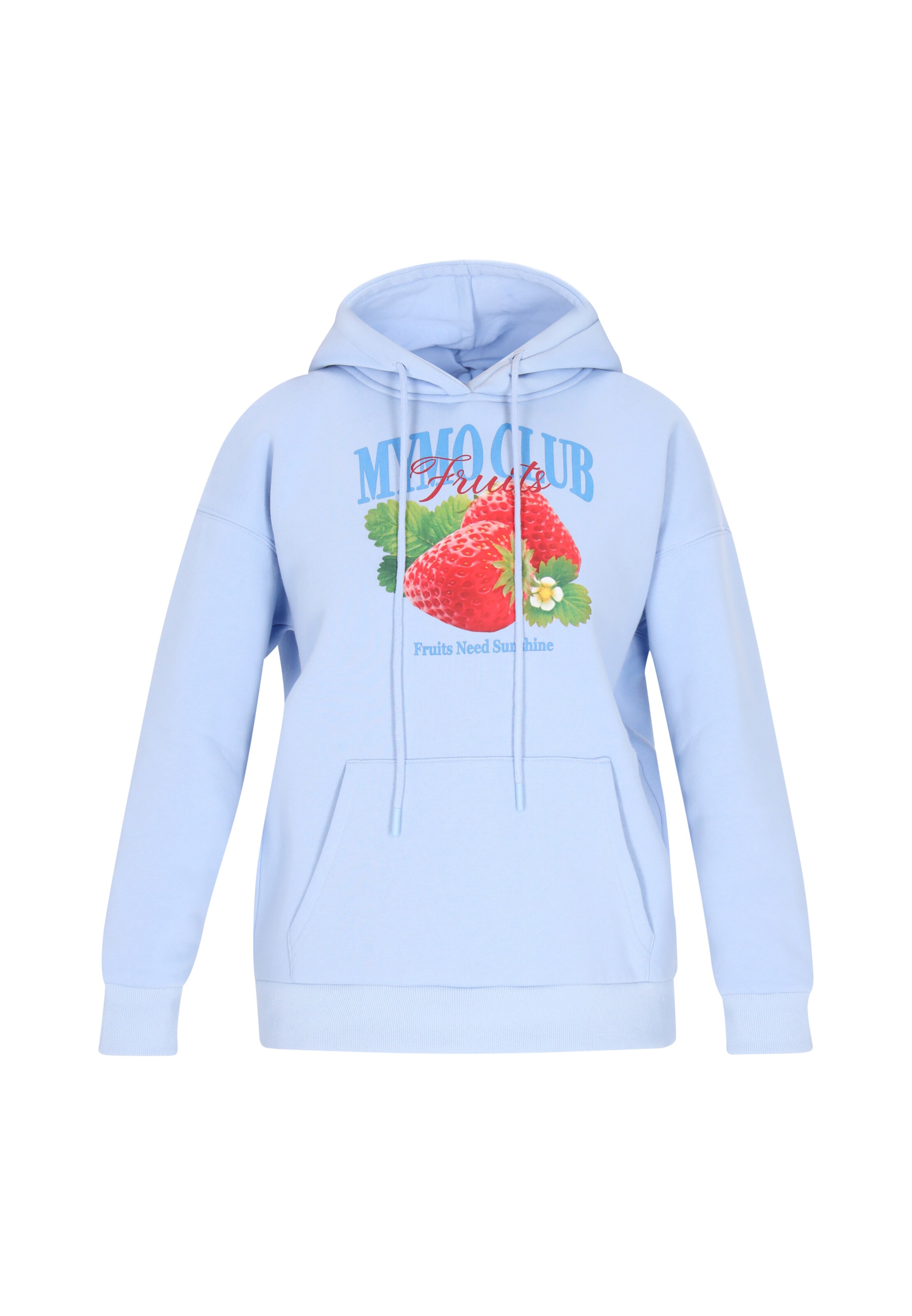 MYMO Sweatshirt in Blauw: voorkant