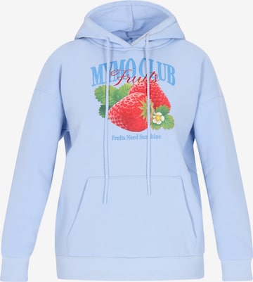 Sweat-shirt MYMO en bleu : devant