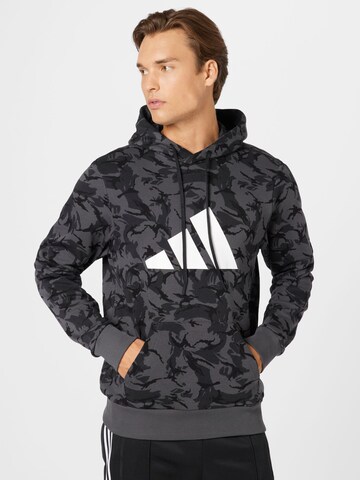 Sweat de sport ADIDAS PERFORMANCE en gris : devant