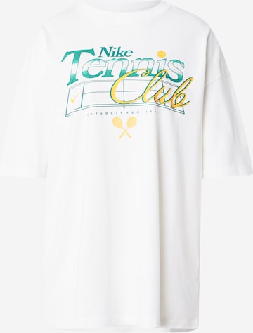 Nike SportswearŠiroka majica - bijela boja: prednji dio
