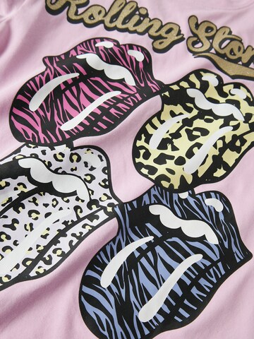 Tricou 'NKFFURA ROLLINGS' de la NAME IT pe roz