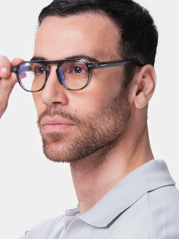 Herling Glasses 'Auden Blue Light' in Grey