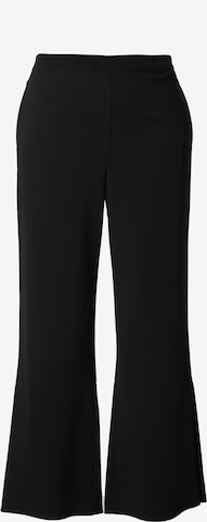 Ulla Popken Wide leg Trousers in Black: front