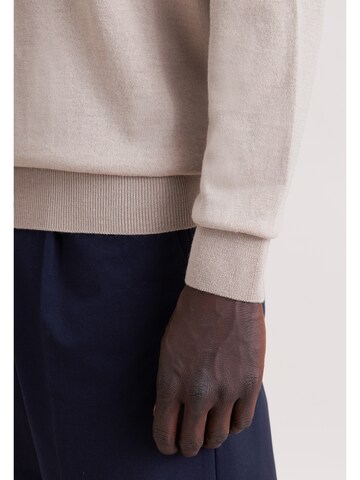 SEIDENSTICKER Pullover 'Schwarze Rose' in Beige