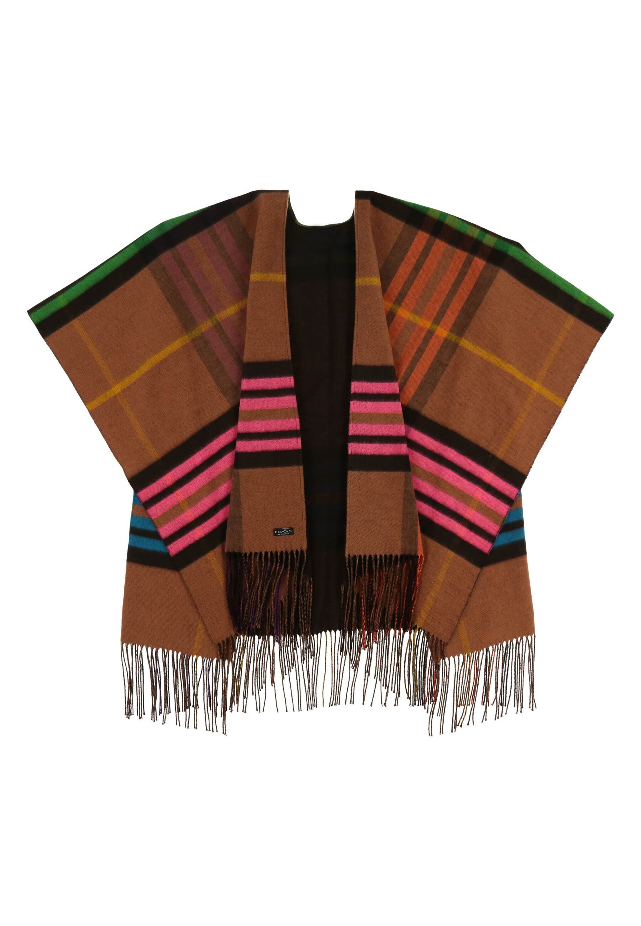 FRAAS Cape 'Ruana' in Braun: Vorderseite