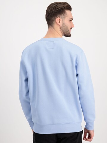 ALPHA INDUSTRIES Sweatshirt 'Basic Logo' in Blue