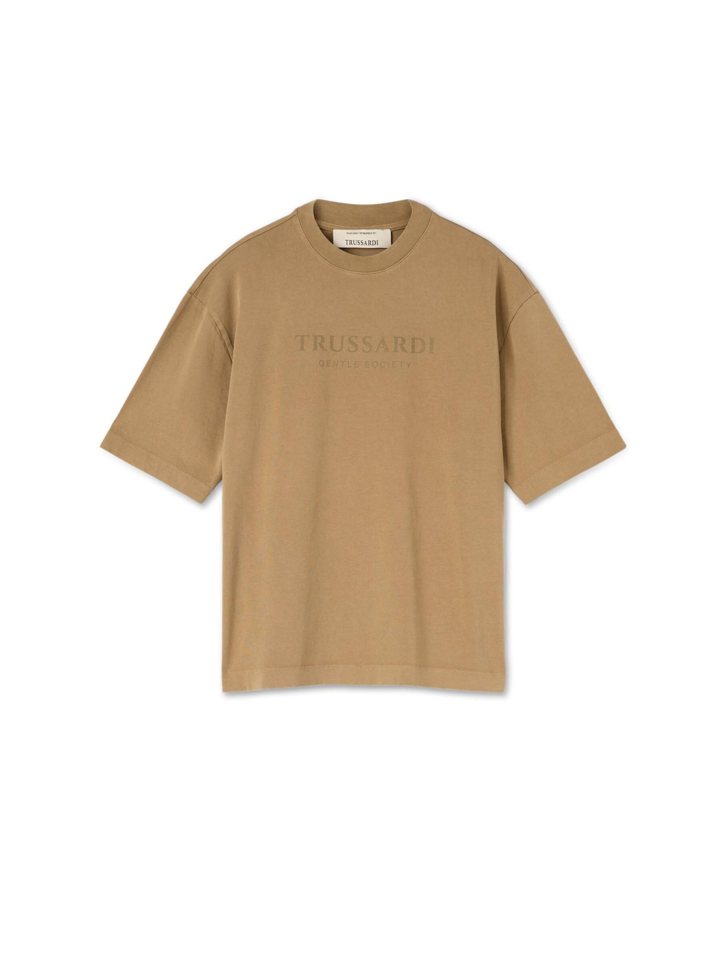Maglietta di Trussardi in beige: frontale