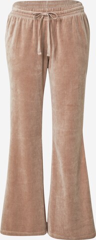 Pantalon 'Roxanna' WEEKDAY en marron : devant