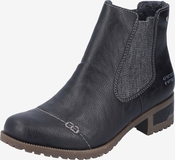 Rieker - Botas chelsea em preto: frente