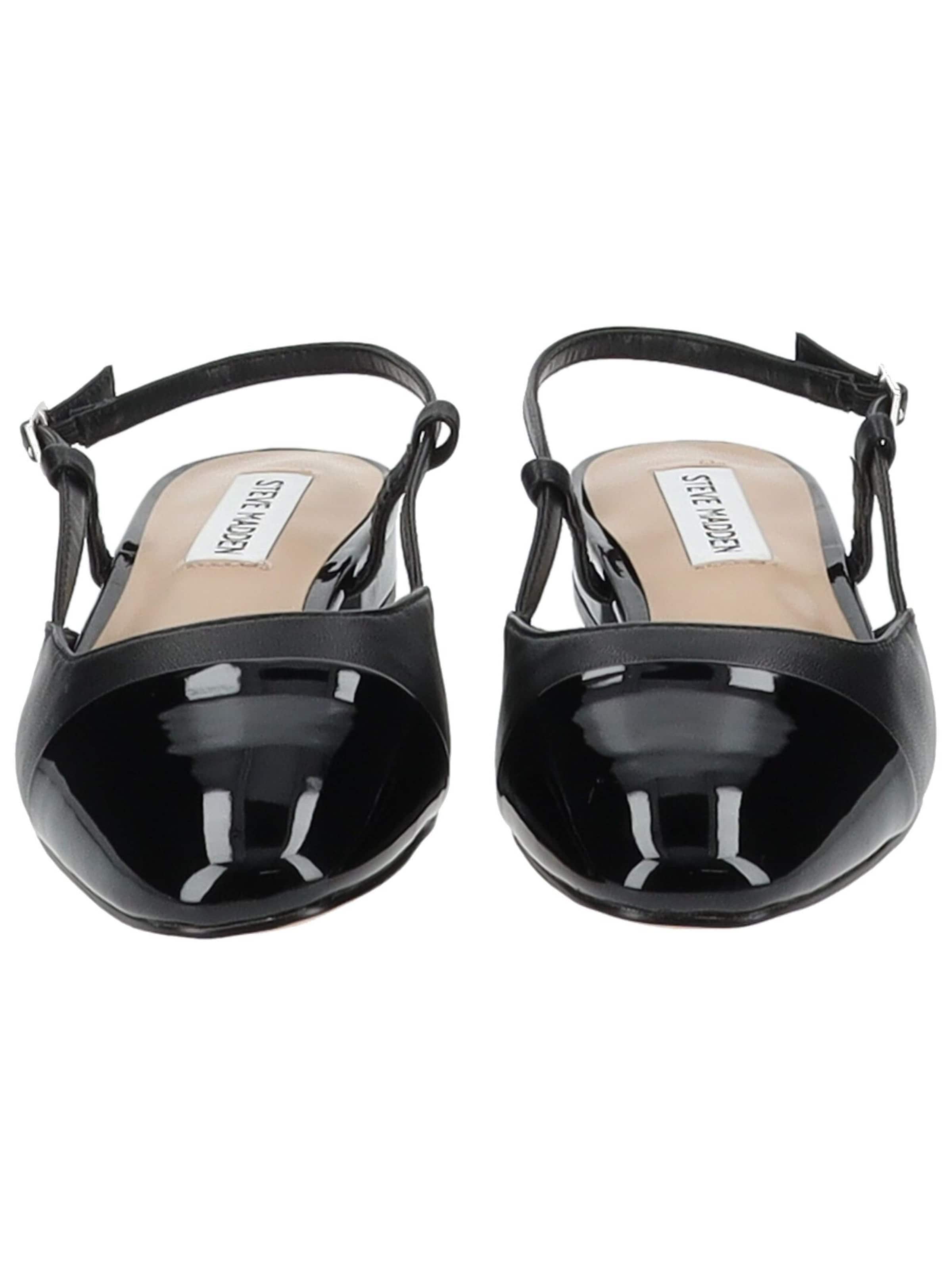 STEVE MADDEN Baleríny s ramienkom 'Belinda' - Čierna