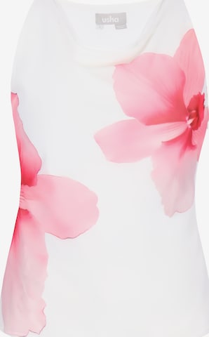 Usha - Top 'Casual' en blanco: frente
