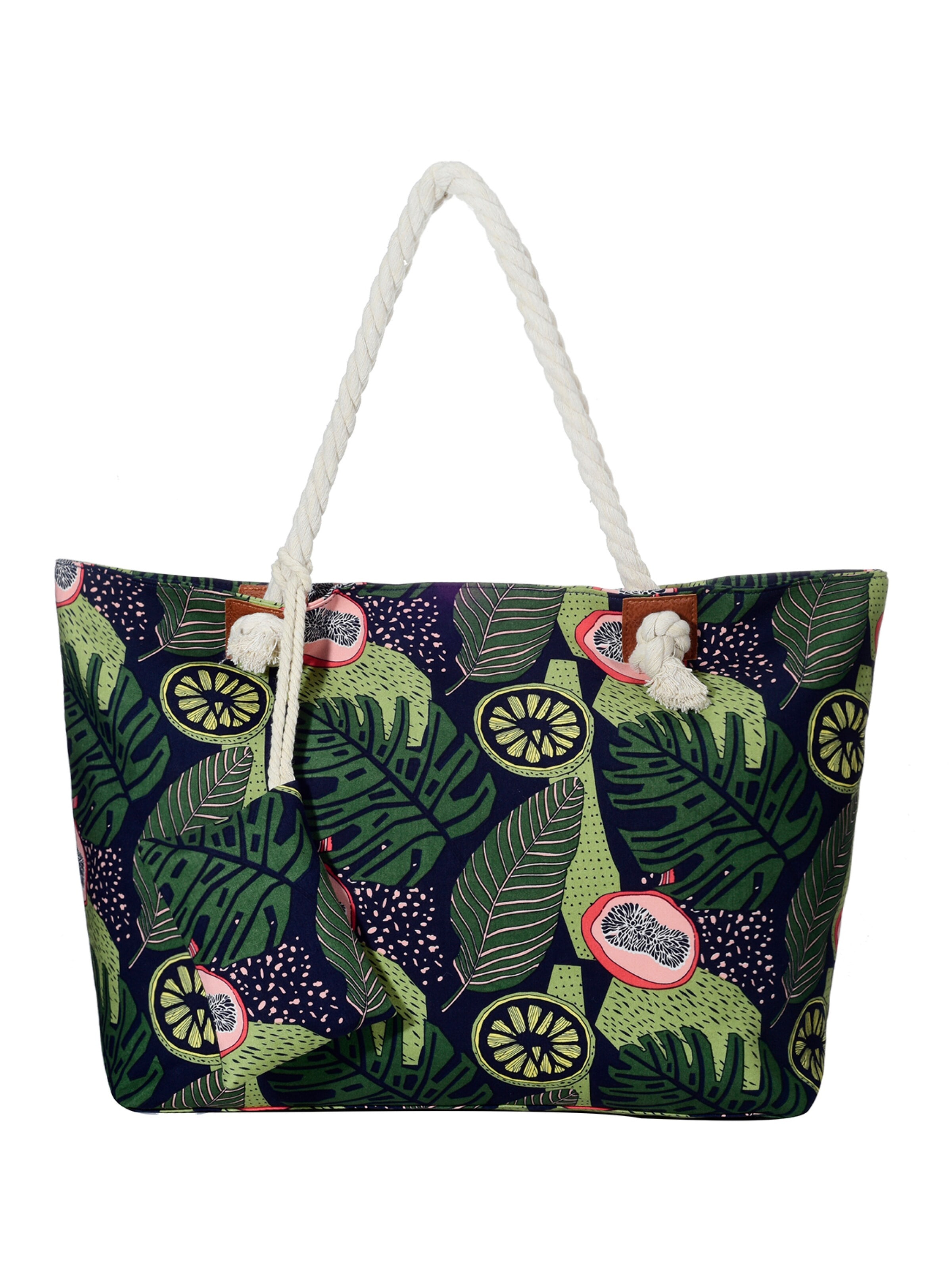DonDon Beach Bag in Green: front