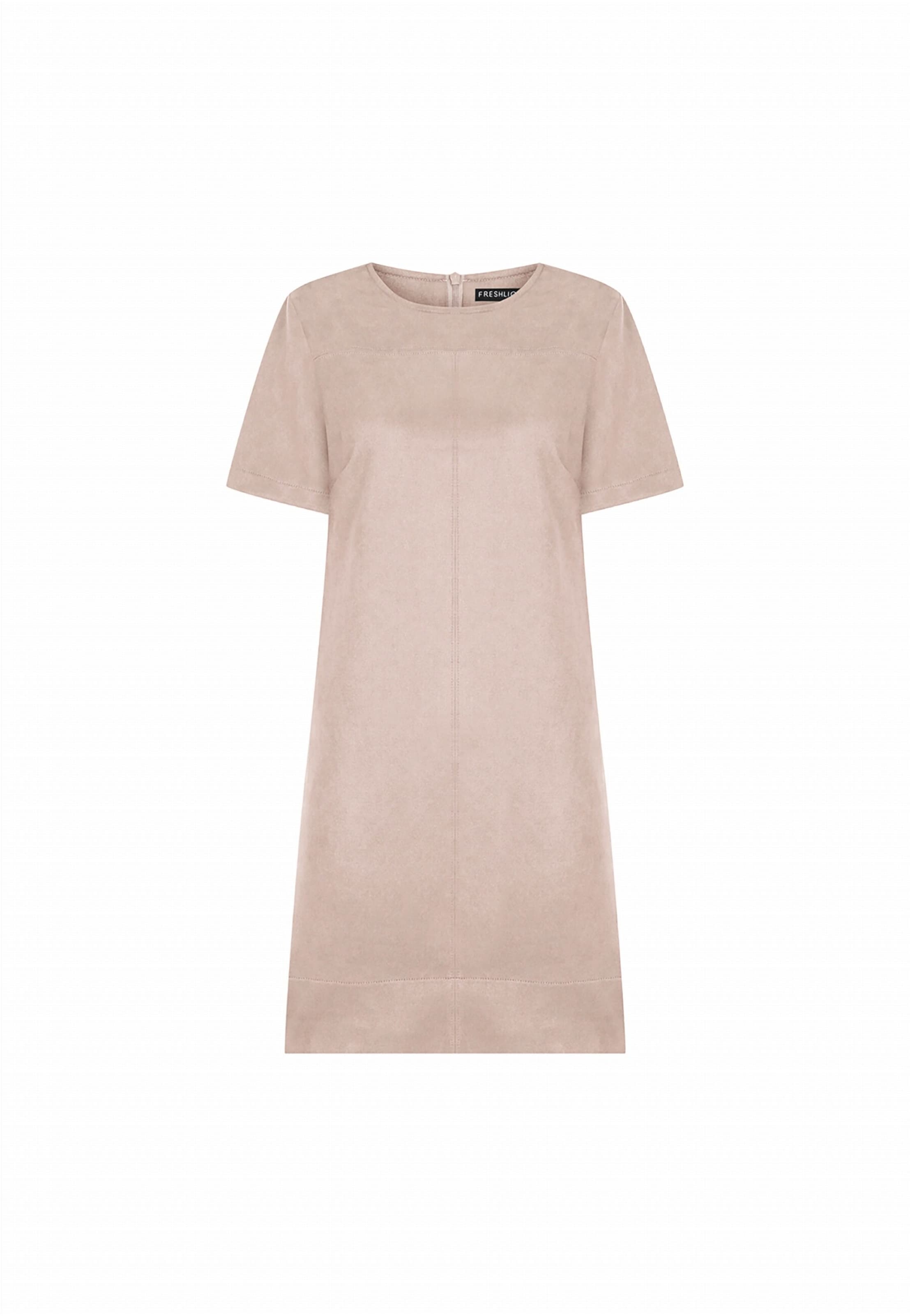 FRESHLIONS Minikleid in beige, Produktansicht