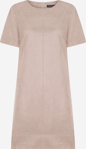FRESHLIONS Minikleid in Beige: Vorderseite
