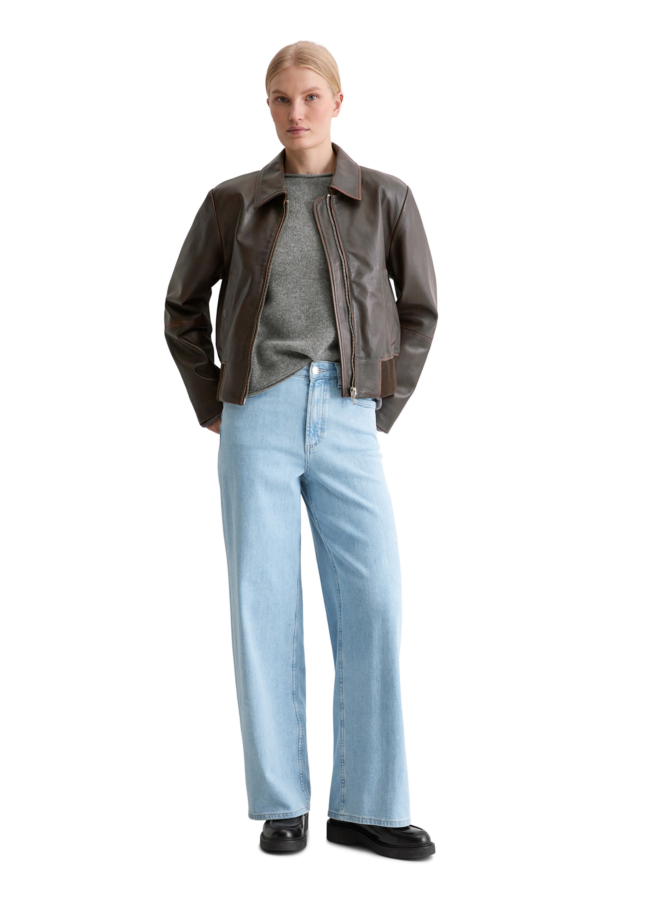 Veste mi-saison Marc O'Polo en marron