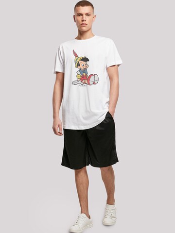 F4NT4STIC Shirt 'Disney Pinocchio Classic' in White