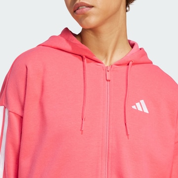 ADIDAS SPORTSWEAR Αθλητική ζακέτα φούτερ 'Essentials' σε ροζ