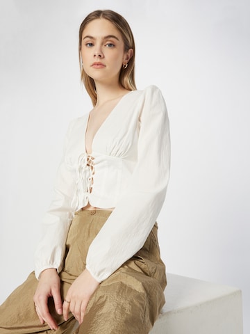 NLY by Nelly Blouse in White: front