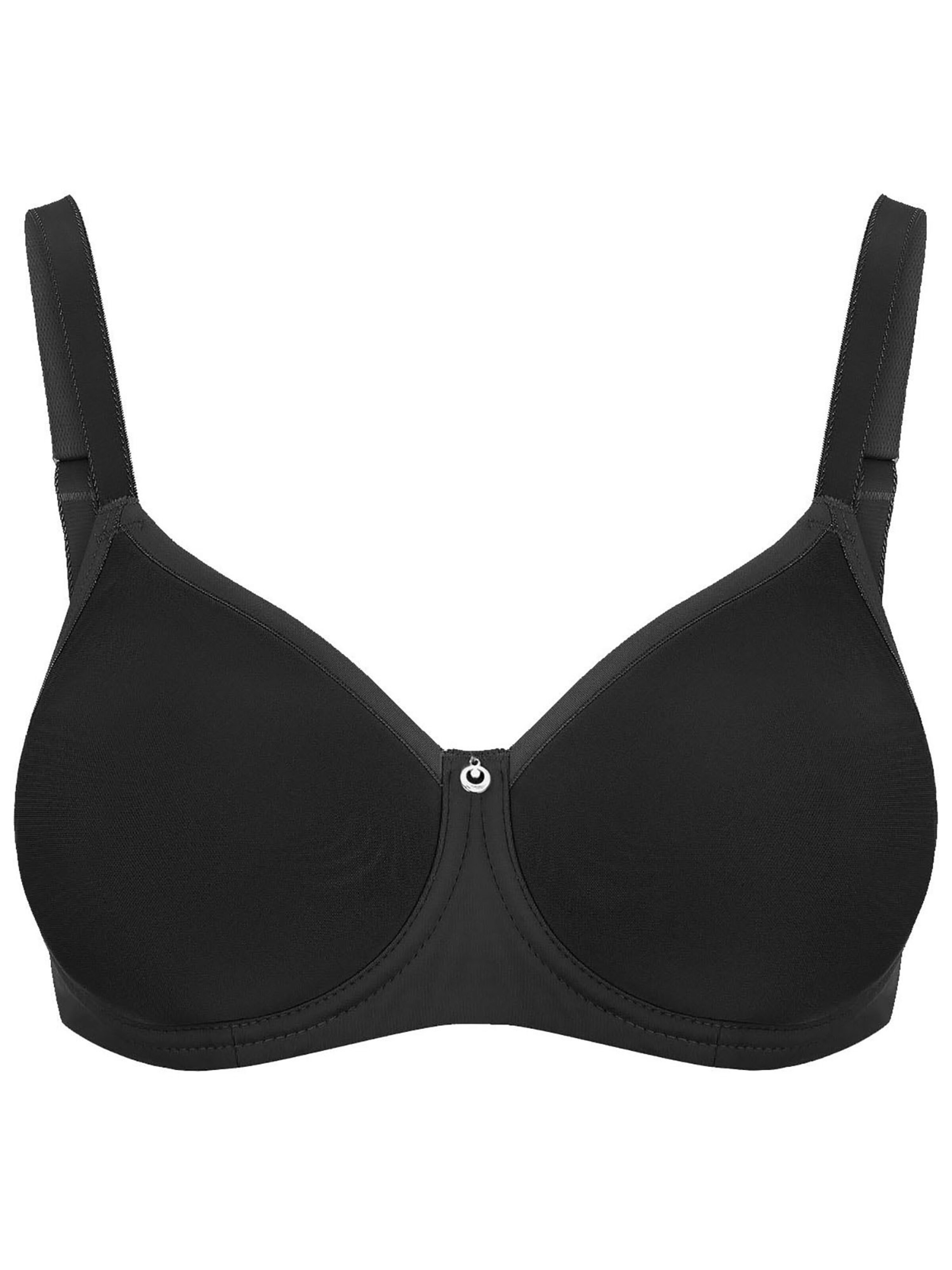 SUSA Bra 'Catania' in Black: front